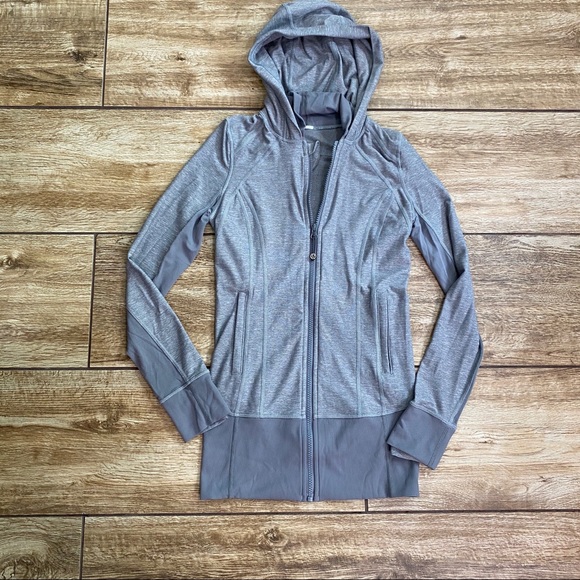 Lululemon Daily Practice Jacket heather gray Sz 2 - Picture 6 of 8